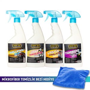 Powerten 5’li Oto Temizlik Bakım Seti