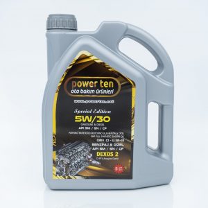 Powerten Motor Yağı 5LT 5W30 (Dpf Araçlar İçin)